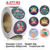 Multi-Use Christmas Stickers - For Kids Gifts Food And Sealing Decor