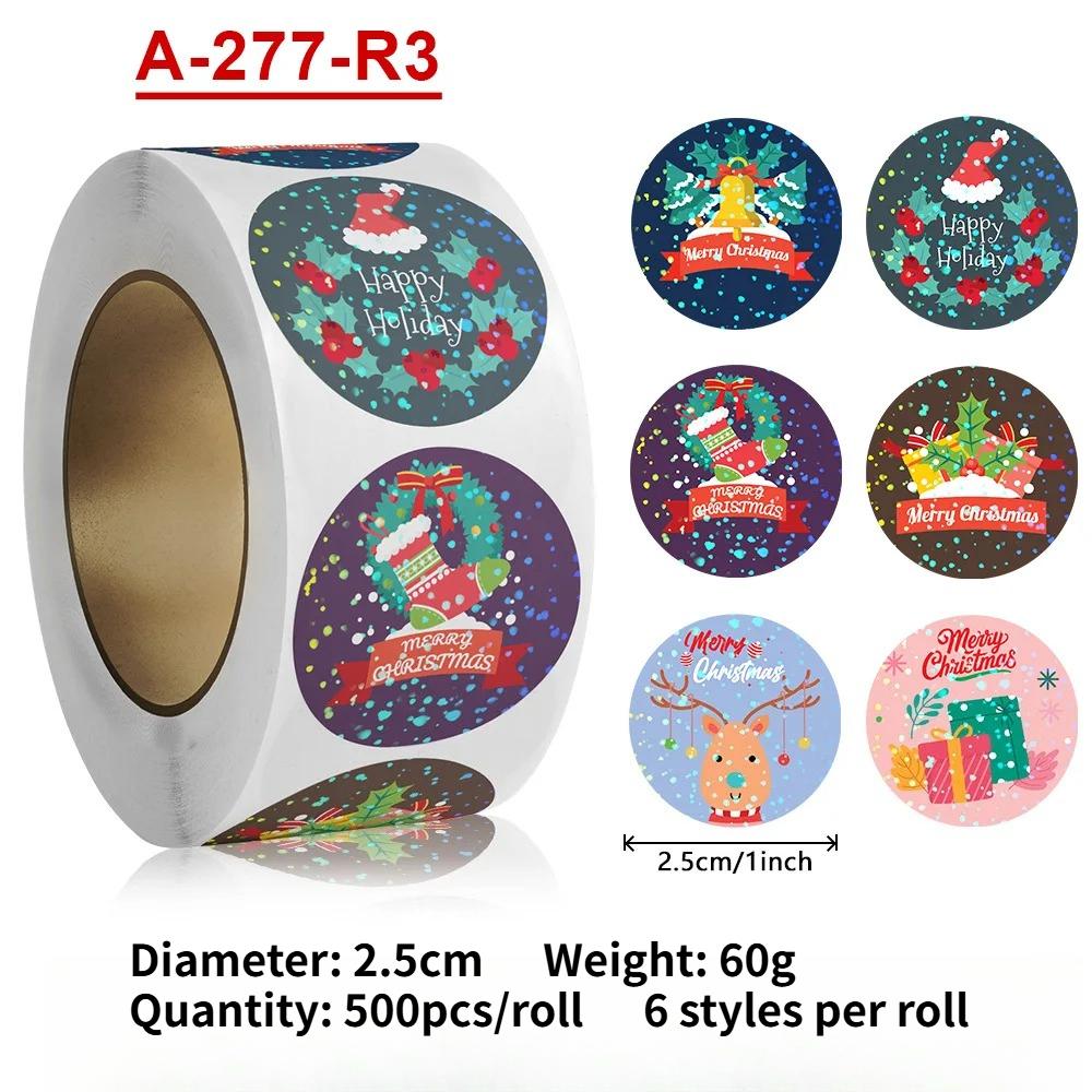 Multi-Use Christmas Stickers - For Kids Gifts Food And Sealing Decor