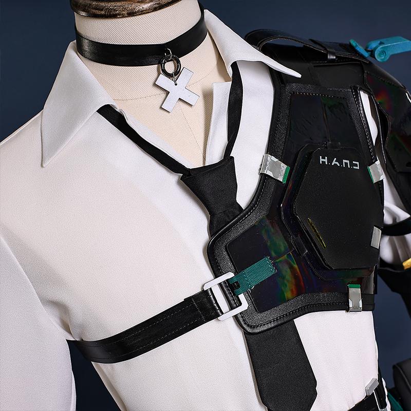 Spiel Zenless Zone Zero Harumasa Cosplay Kostüm Uniform Stirnband Halsband Requisiten Abschnitt 6 Damen Herren Halloween Party Anzug