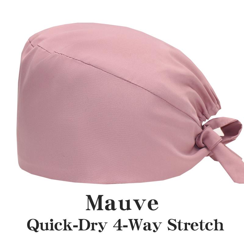 Customized Solid Color Dental Doctors Cap Women Men Nursing Hat Laboratory Pet Vet Breathable Medical Scrub Caps with Buttons