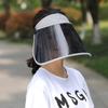 Women Adjustable Uv Protection Sun Visor With Wide Face Shield For Beach Hiking Summer Activities