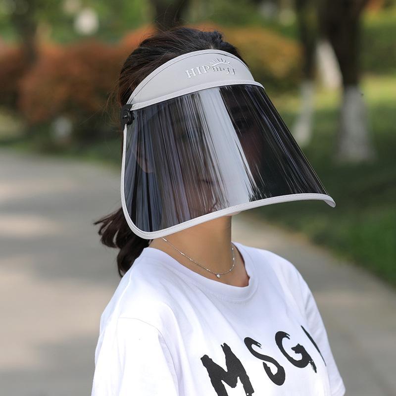 Women Adjustable Uv Protection Sun Visor With Wide Face Shield For Beach Hiking Summer Activities