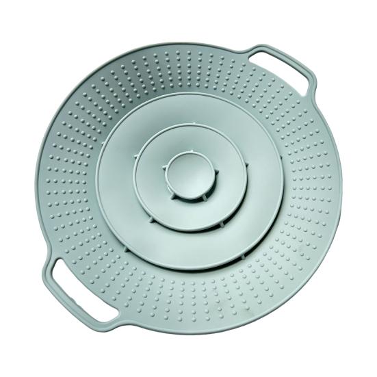 Silicone Spill-proof Stopper Lid Heat Resistant Anti-splash Lid Kitchen Gas Cooktop Protect Utensil Boil Guard Reusable Pot Cover
