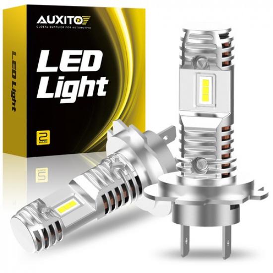 AUXITO 2-Side H7 CSP LED Headlight Kit Bulbs 120W 12000LM Hi/Lo Beam 6000K White