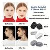 Durable And Safe 1/2Pcs Large Jaw Exerciser Fitness Jawline Muscle Training Double Chin Reducer Neck Face Slimming Mouth Jawliner Silicone Chew
