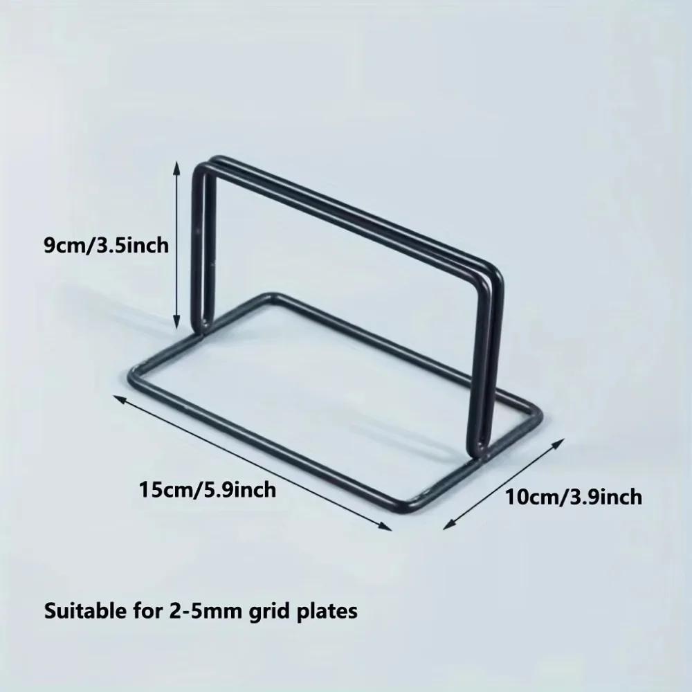 

Modern Grid Display Rack Metal with Base Storage Rack Art Photo Display Desktop Stand For Grid Panel