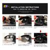 A03E-Mirror Cover Side Mirror Housing Mirror Cover Automotive For Mercedes Smart Fortwo 451 2008-2014 Spare Parts Accessories