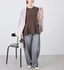 ROPE PICNIC Peplum Knit Pullover Chairosub Women's (Machine Washable, Anti-Pilling) GDM15240, (Size 22)