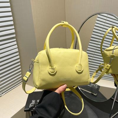 Nischendesign tragbare Bowlingtasche Damen 2025 Frühling neue Mode vielseitige einzelne Schulter schräge Umhängetasche