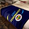 Eredità Fenerbahçe: Coperta Passion Adatta a tutte le stagioni Morbido e confortevole Lenzuolo Coperta per riposo in ufficio Coperta in peluche per esterni