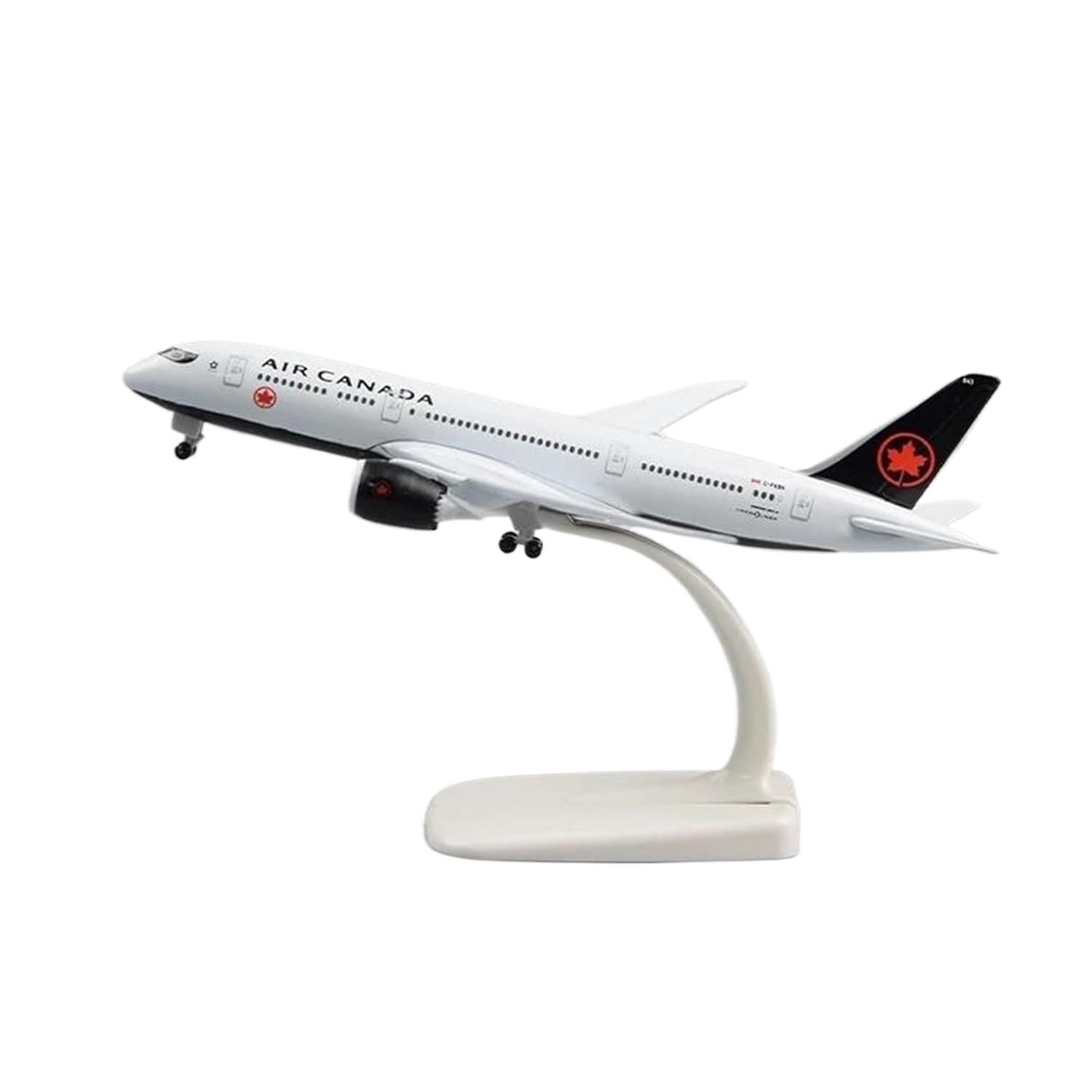 

1/400 20CM for B787 Canada Airlines Plane Diecast Alloy Aircraft Model Reception Area Ornament Suitable for Gift Giving