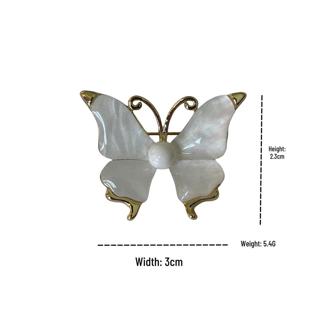 Matte Gold Pearl Wheat Ear Corsage Brooch for Women - High-End Versatile Pin with Anti-Exposure Design