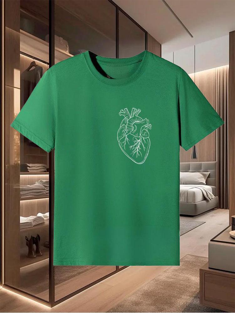 Summer Men's Pure - Cotton T - Shirts Sleeve Design Offering a Casual Versatile and Trendy Look as an Upper Garment