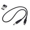 USB Type C to DC5.5x2.1mm Power Cable for Routers, Cameras Fans USB 5V9V12V1.5A Input Type C 5V9V12V3A Input