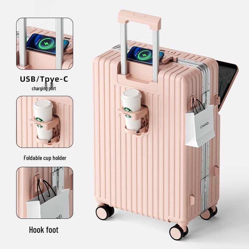 Li Shen Front-Opening ABS&PC Travel Suitcase