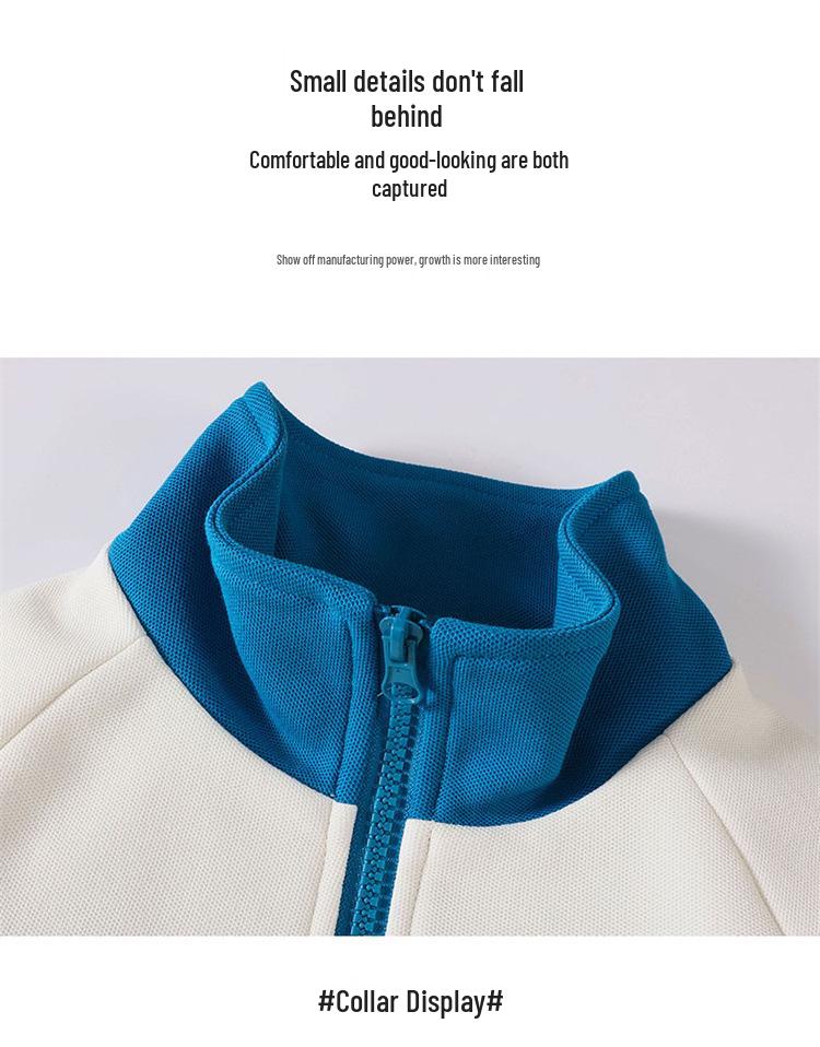 First-Grade Spring & Autumn School Uniform Set: Kindergarten Sportswear, Three-Piece