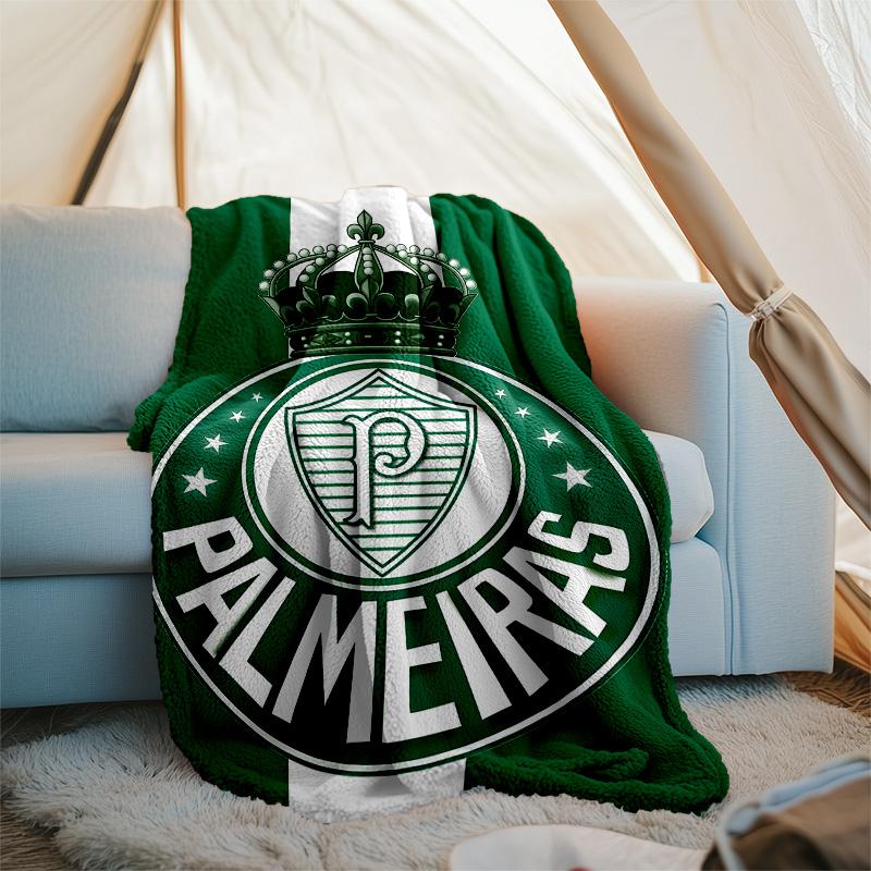 1 Stück Fußballmannschaft (30) Themen-Decke - Digitaldruck, Polyester, Gemütlich für alle Jahreszeiten, Perfekt für draußen, Camping und Reisen