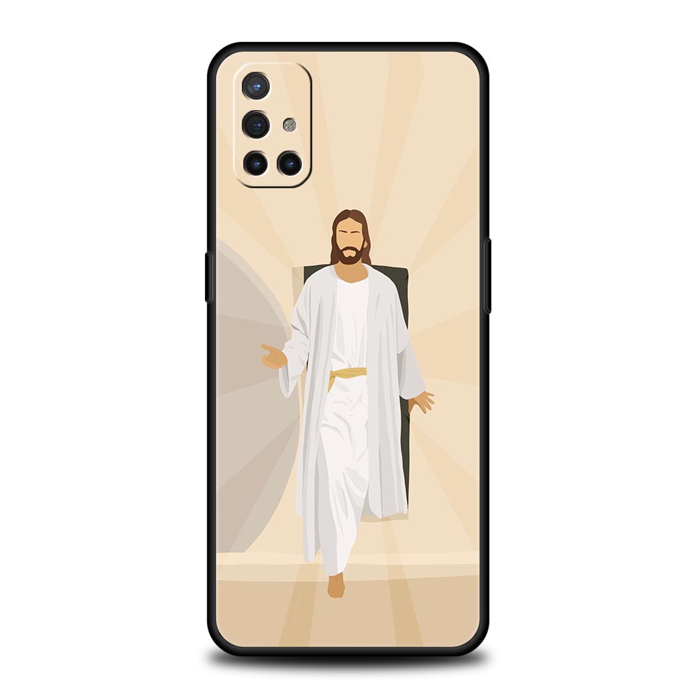 Jesus Flag Christ Religion Faith Phone Case For OnePlus 13 12 11 10 9 8 7T Pro 13R 12R 10R 9RT 8T Nord N30 2T CE 2 3 5G Cover