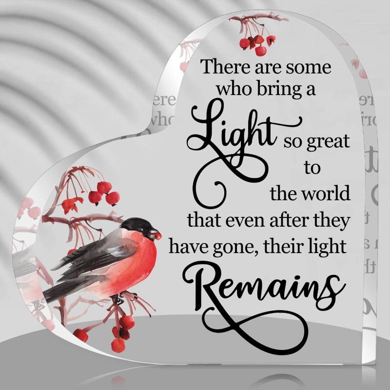 Red Cardinal Sympathy Gift - Heartfelt Memorial for Loss of Loved One