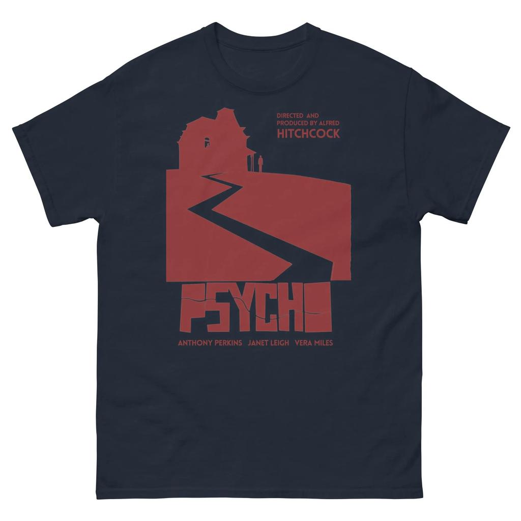 Psycho Bates Motel Vintage Horror Graphic T Shirt Women Unisex Cotton Tee Summer Spring Vintage Harajuku Oversize Streetwear