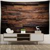 Dark Wood Texture Tapestry Wall Hanging Abstract Art Hippie Tapez Living Room Home Decor Background Cloth
