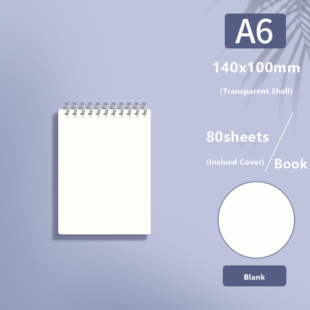 Grids/Blank/Horizontal Line Spiral Notepad Flip Over Design Memo Pad  School Office Supplies