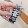 Women'S Watch Simple Medieval Rectangular Feeling Bracelet Chain Watch Retro Feeling Design Watch
