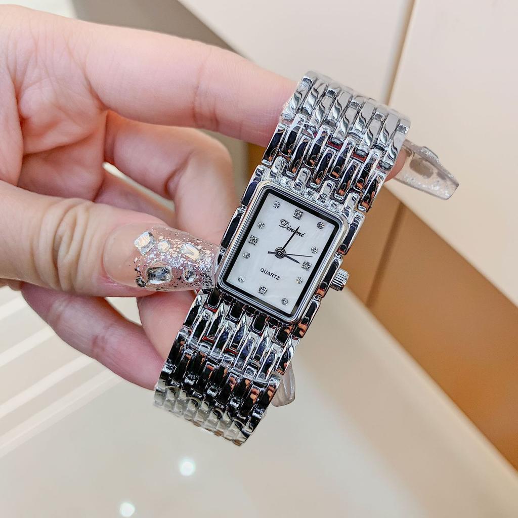 Women'S Watch Simple Medieval Rectangular Feeling Bracelet Chain Watch Retro Feeling Design Watch