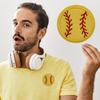 Iron-on Baseball Embroidered Patch Sticker Tear-Resistant Wrinkle-Free Football Volleyball Basketball Applique with Hot Melt Adhesive