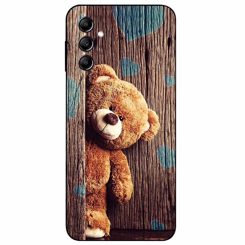 For Samsung A14 4G A 14 M14 5G Case Painted TPU Soft Silicone Black Funda for Samsung Galaxy A14 A145F Bumper GalaxyA14 M 14 Bag