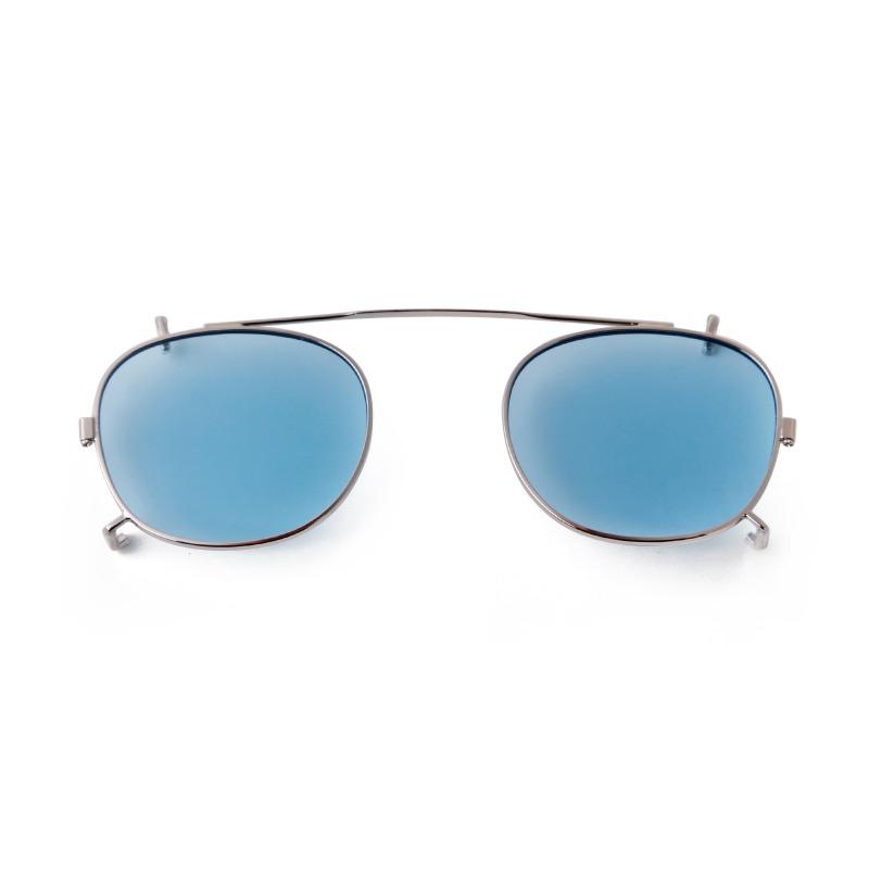 Klassiska Vintage Runda Fyrkantiga Clip-on Solglasögon Män Kvinnor Lyxmärke Designer Retro Avtagbara Polariserade Flip-glasögon SZ06M
