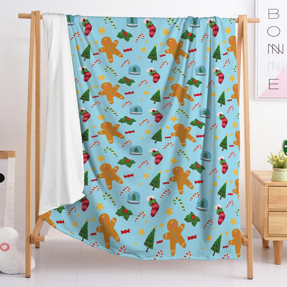 Small Fresh Blanket Flannel Blanket Picture Cover Blanket Spring And Autumn