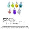 Conchas Luminous Desenho Animado Ornaments de Resina Pingente Tridimensional Acessórios Decorativos DIY Feitos à Mão