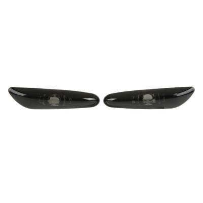 Pair Car Side Marker Light Shade Left Right 63137165915 Gray Replacement for 3 Series E46 2002?2005