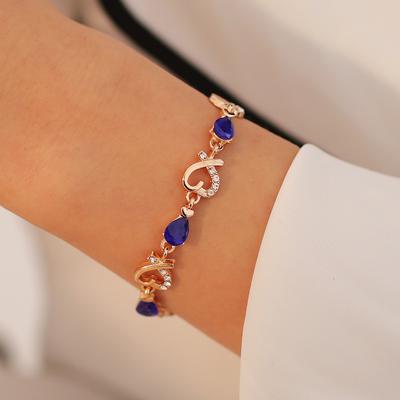 Version Coréenne Du Bijou D'Amour Tempérament Diamant Bracelet Dame En Forme De Cœur KTJ