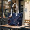 Dark Fantasy Print Shoulder Tote Bag Stylish Daily Casual Carry Handbag