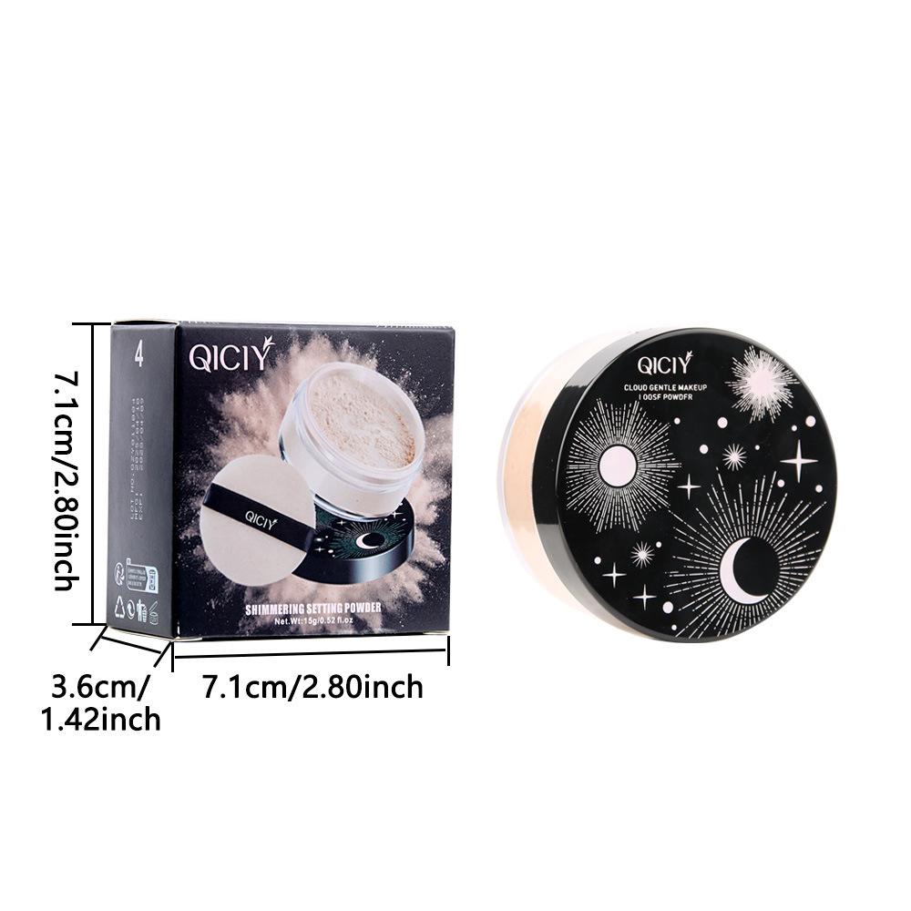 Cloud Gentle Makeup Loose Powder Oil Control Setting Powder Waterproof Long Lasting Matte Face Translucent Powder Cosmetic for Women