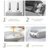 Soap Dispenser 400ml*2 Dual Compartment Large Capacity Inner Liner Easy Refill Visual Design Soap Dispenser