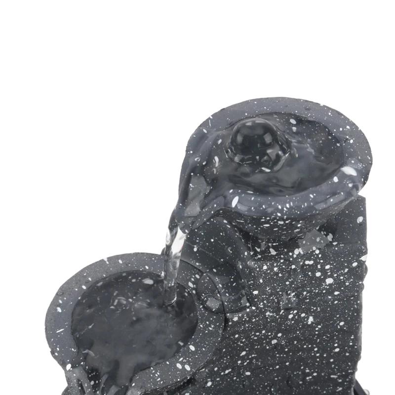 Çeşme Şelale Sahnesi Masa Üstü Feng Shui Meditasyon Şelalesi