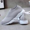 Fashion Rimocy Spring Summer Knitting Sneakers Women Light Breathable Mesh Flats Woman Non-slip Soft Bottom Casual Socks Shoes 2025