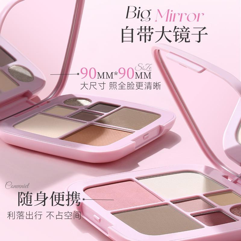 Life Girls 7 Color Face Palette Matte Shimmer Highlighter Blush Eyeshadow For Women