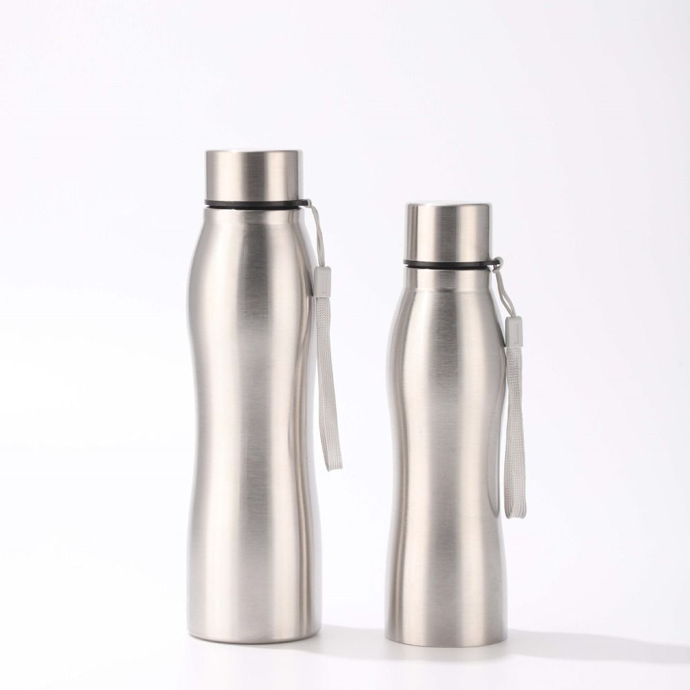 500ml/750ml/1000ml Sport Water Bottle Stainless Steel Water Bottle New Drinking Cup Travel