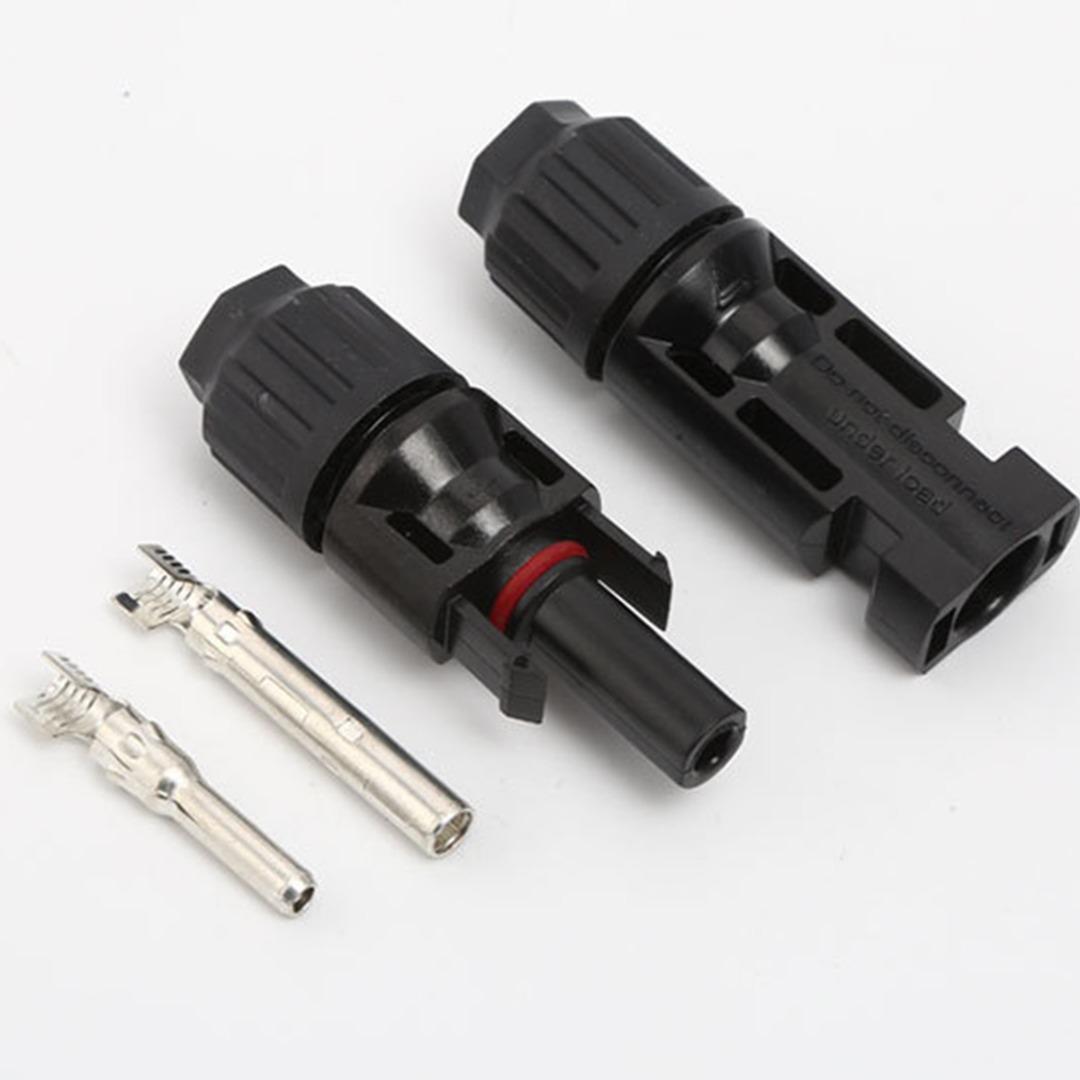 

Pdtoweb 10 пар Мужской Женский M/F Проводной кабельный разъем Адаптер солнечной панели 30A Водонепроницаемый