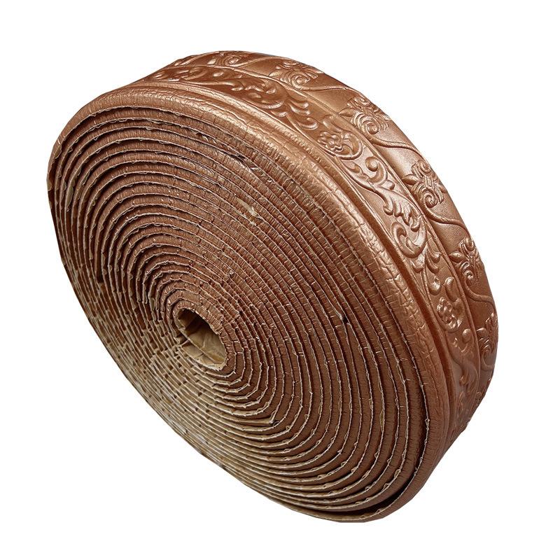 1ks pro podlahové rohové samolepky na zeď Samolepící linie pasu 3D reliéfní domácí dekorace