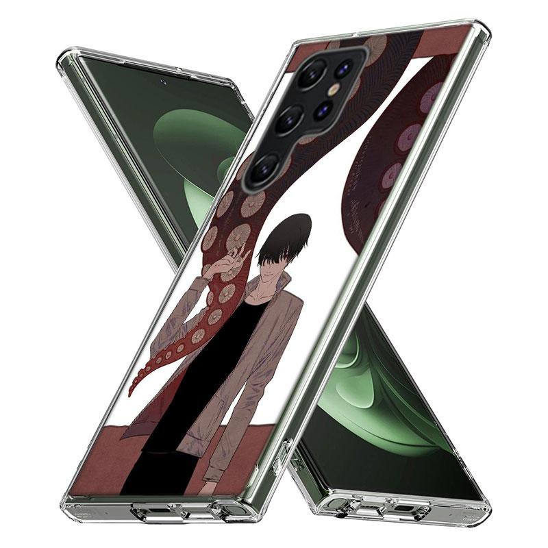 Chainsaw Man Yoshida Capa Phone Case For Samsung S26 Ultra S25 Edge Galaxy S23 S21 S20 S24 FE S22 S10 Plus Cover Clear TPU Shell