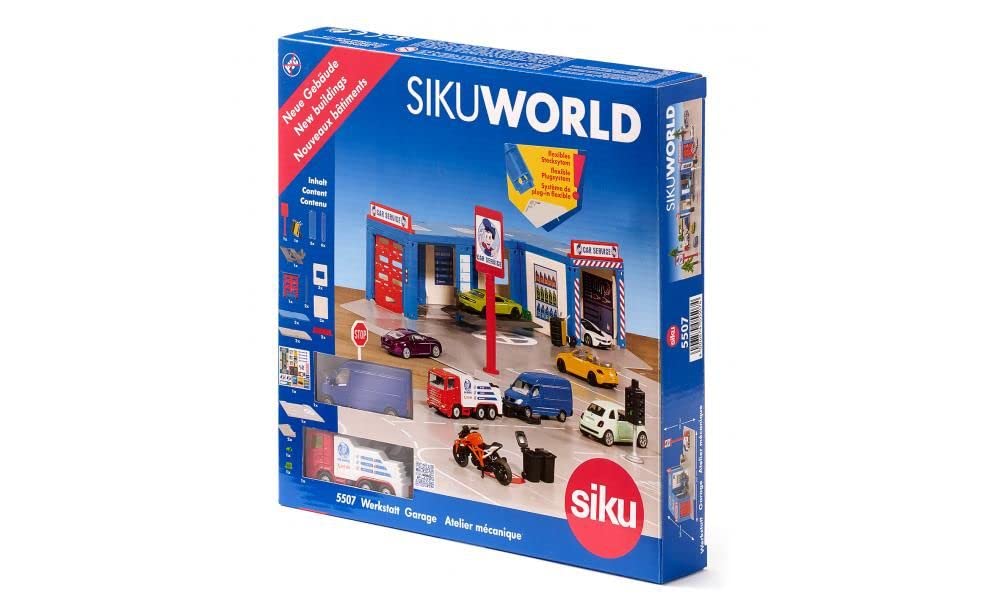 SIKU WORLD Service Station for Ages 3 and Up SK5507
