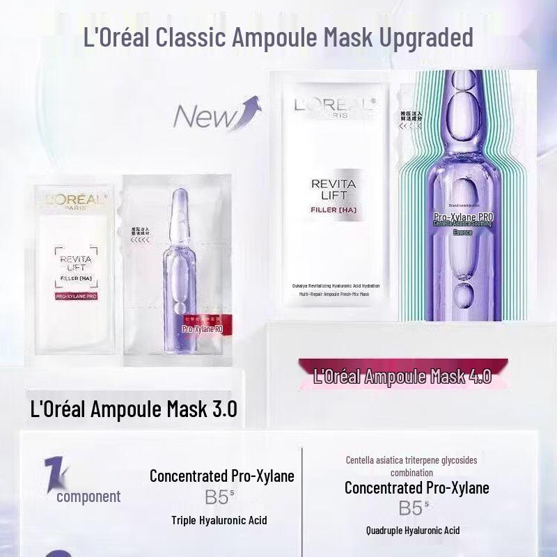 L'Oréal Revitalift Hyaluronic Acid Ampoule Fresh Mask