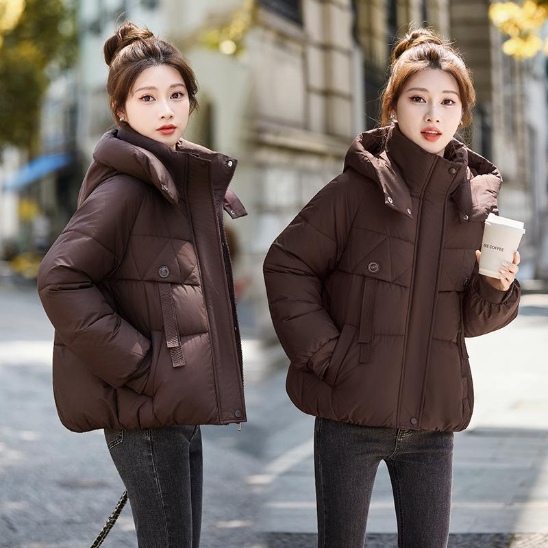 Hooded Short Loose Thick Warm Jacket
