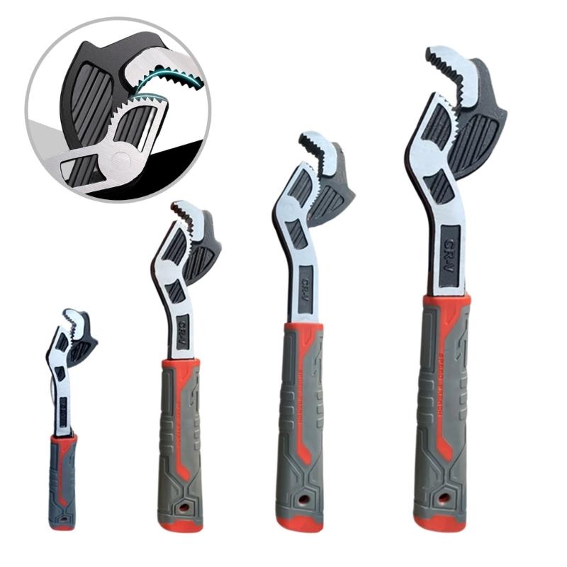 Multifunctional Self Locking Wrench Self Adjusting Pipe Wrench 6/8/10/12inch Pipe Vise Wrench Self Locking Pipe Wrench