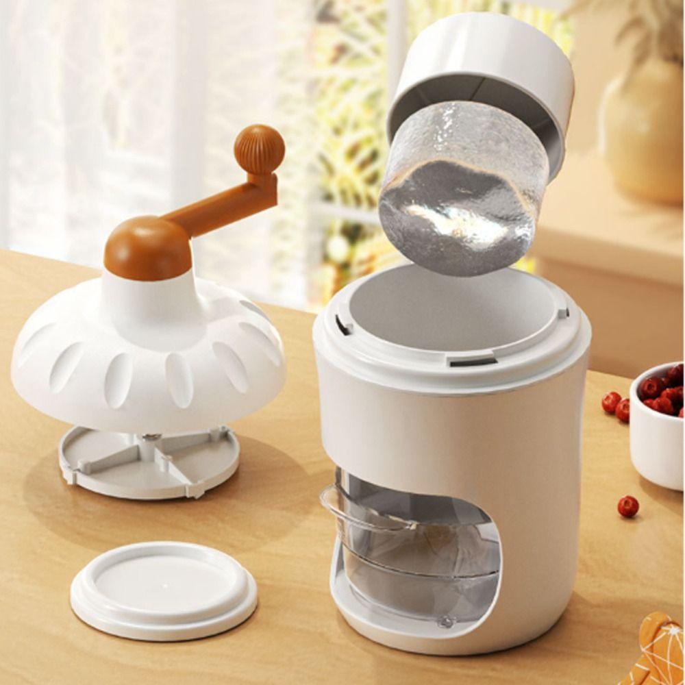 Non-electric Hand Ice Crushers Machine Stainless Steel Blade Ice Snow Shaver  Household